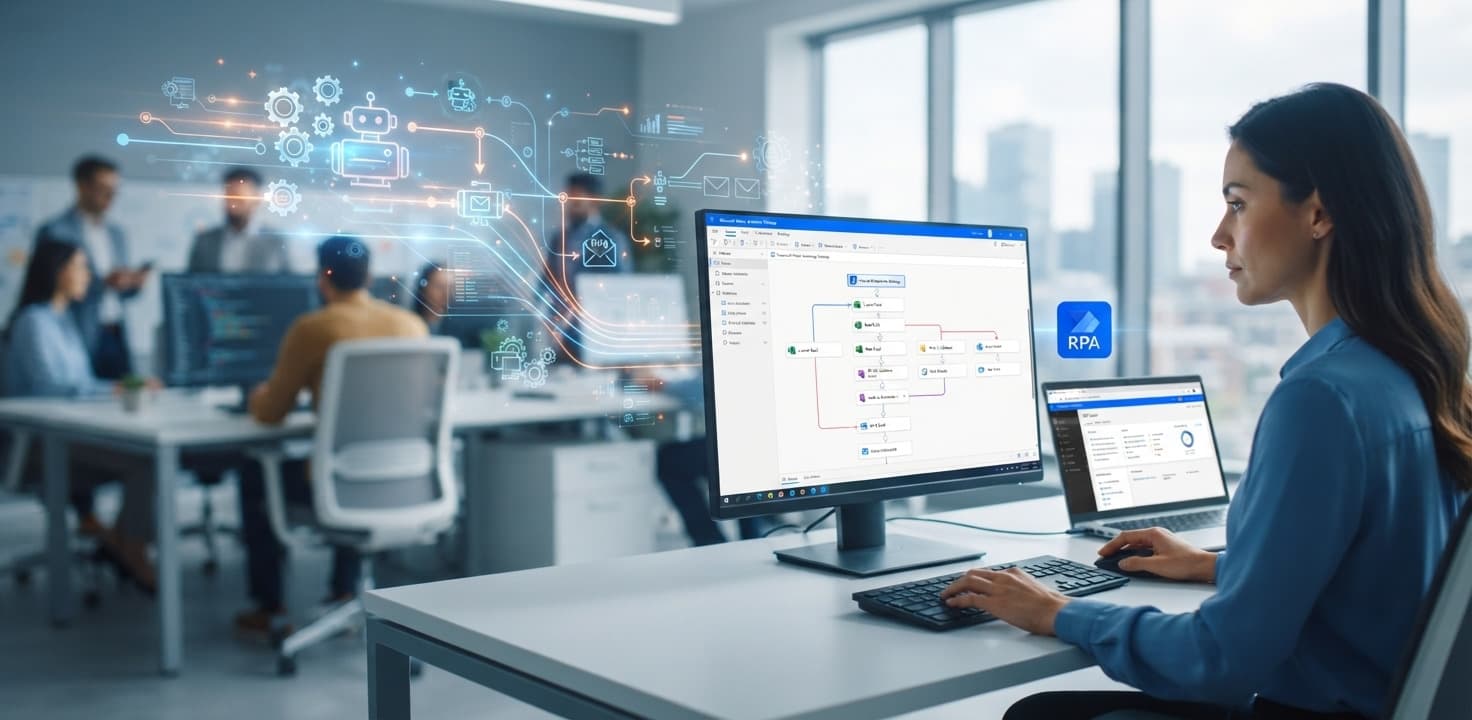 أساسيات Power Automate Desktop وأتمتة العمليات الروبوتية (RPA)